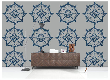 tensile design for wall painting krishna