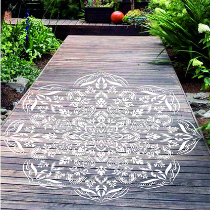 stencil for wall painting home god