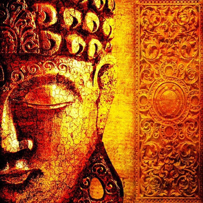 Vertical Blinds for Windows,French Door and Sliding Door Blinds for Smart Home Office, (Customized Size, Ancient Buddha)
