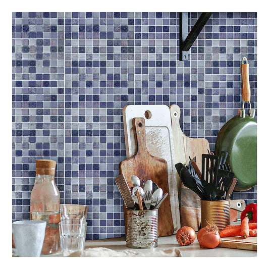 Tiles Peel and Stick Kitchen Stickers for Wall Tiles for Kitchen Backsplash, 25.4 cm X 25.4 cm (Set of 10)