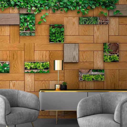 3D Nature Wallpaper Print, Customize/ Personalized Wallpaper for Smart Home Office