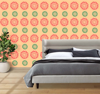 Wall art stencil for modern home decor ideas