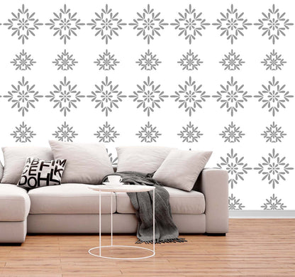 wall art stencils for putty design