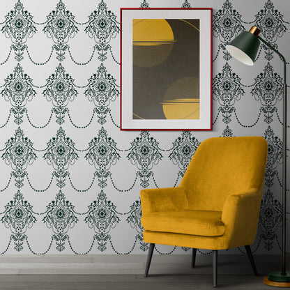 Wall art stencil for modern home decor ideas
