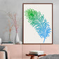 Peacock Feather Wall Design Stencil (KHS311)