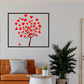 Heart Tree Wall Design Stencil (KHS314)