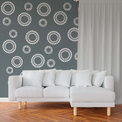 Wall art stencil for modern home decor ideas