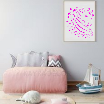 Animal stencil for wall painting and DIY home décor