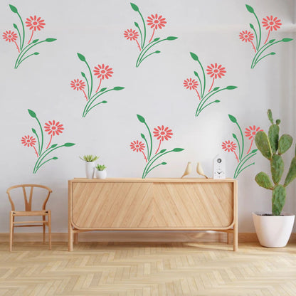 Wall art stencil for modern home decor ideas