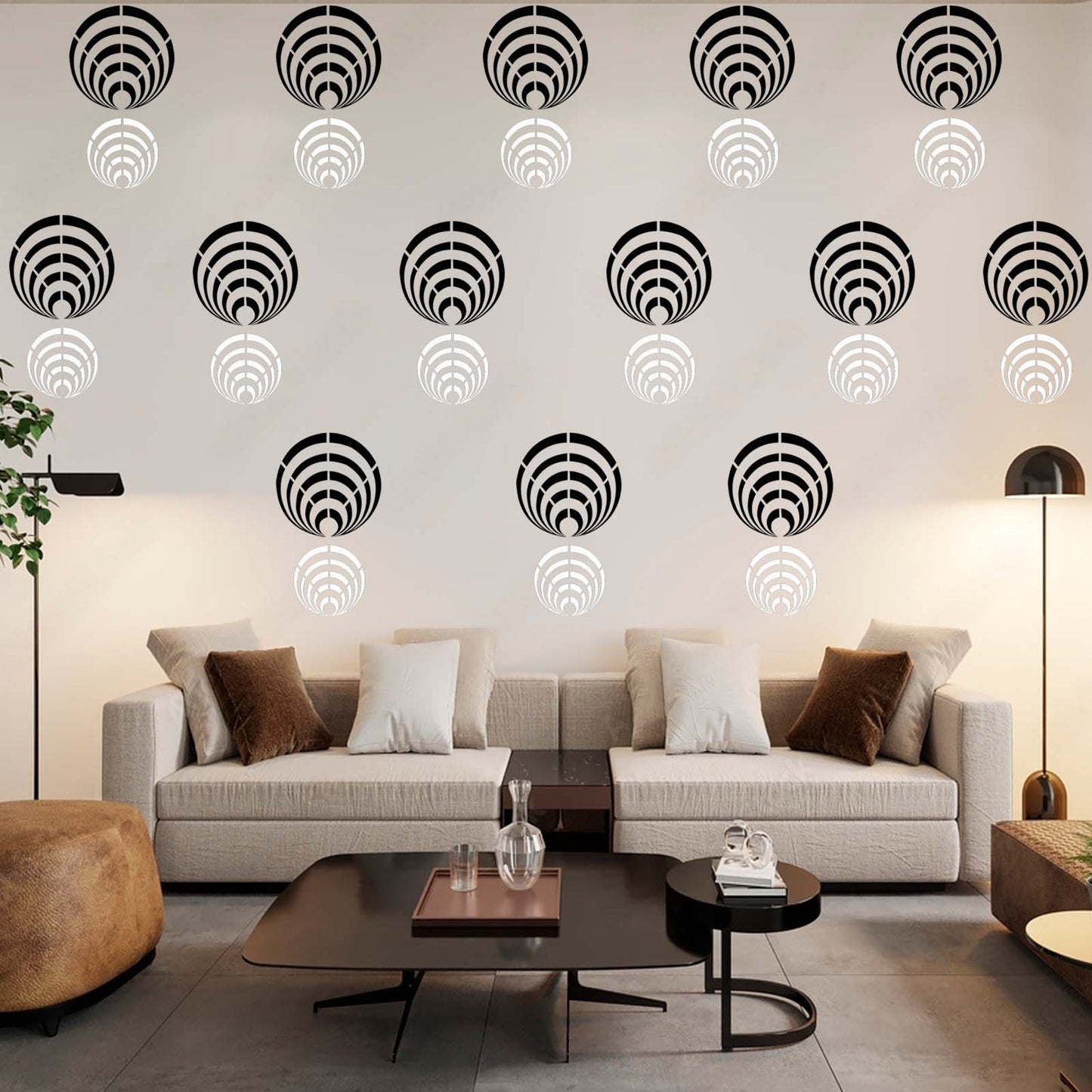 Circular Wall Design Stencils (KHSNT109)