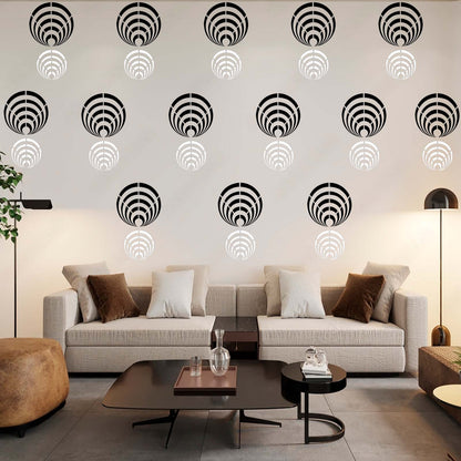 wall stencil painting