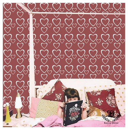 simple wall stencil design