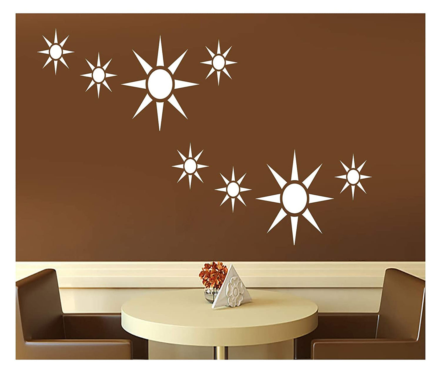 Star Wall Design Stencil (KHSNT219)
