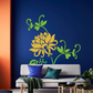 Lotus Flower Wall Design Stencil (KHSNT277)