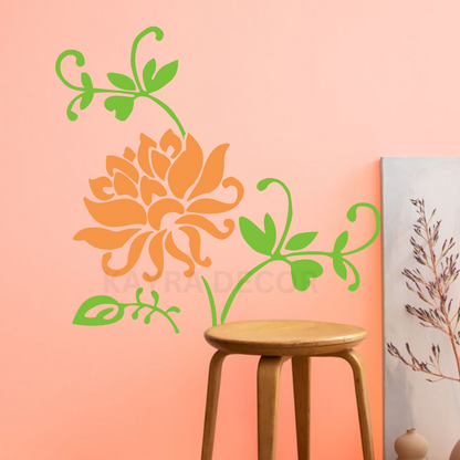 Wall art stencil for modern home decor ideas