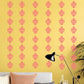 Swirl Floral Wall Design Stencil (KHSNT003)