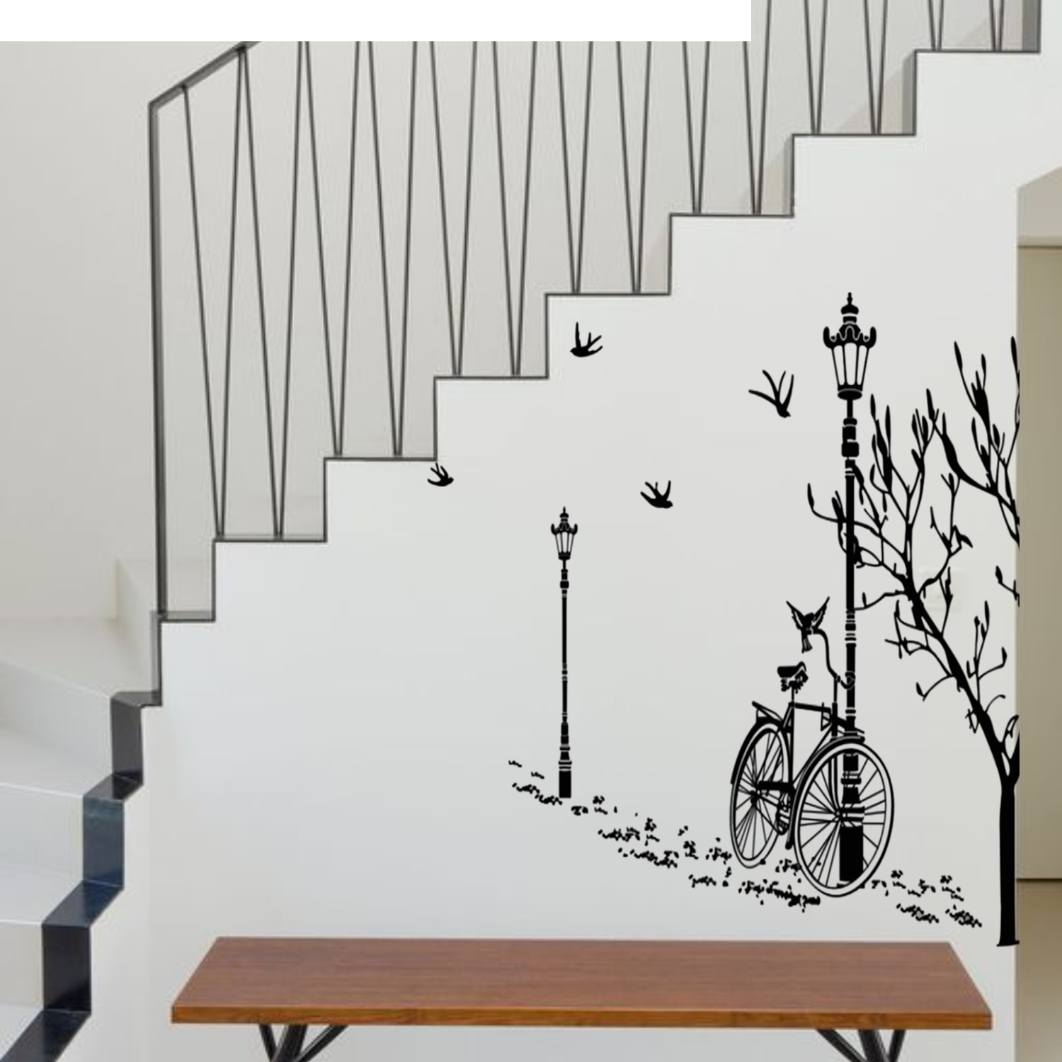 London Street Wall Design Stencil (KHSNT331) – Kayra E Commerce Private ...