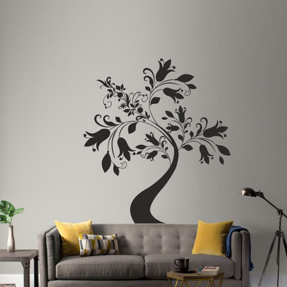 wall painting stencils trees