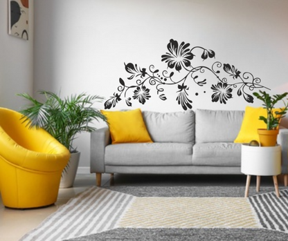 lotus wall stencils for painting