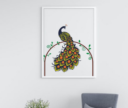 Wall art stencil for modern home decor ideas
