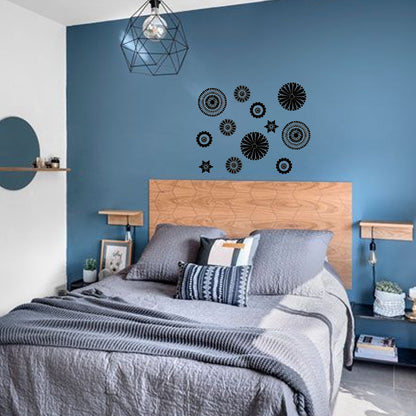 Reusable stencil for wall painting and home decoration