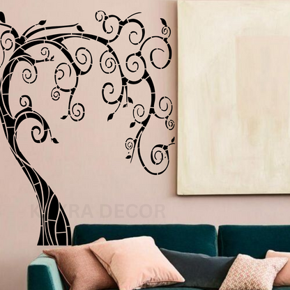 decornow stencil for wall painting home