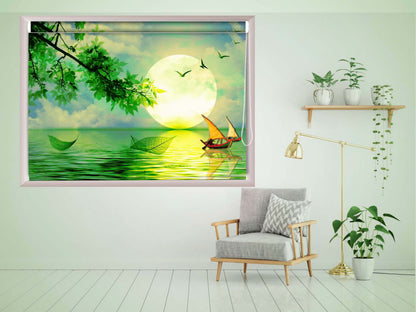 Blackout Roller Blinds for Window Beautiful Nature
