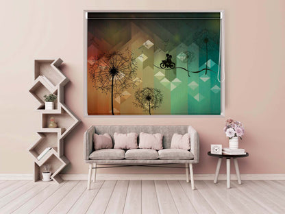 Blackout Roller Blinds for Window - Bycycle design