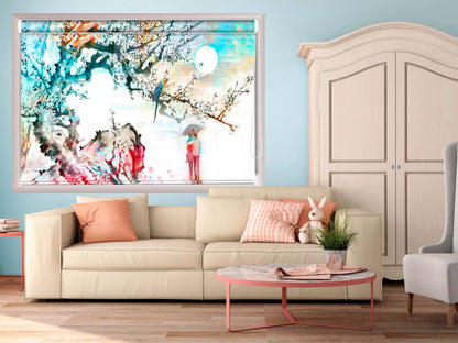 Printed Blackout Roller Blinds for Window Nature Art