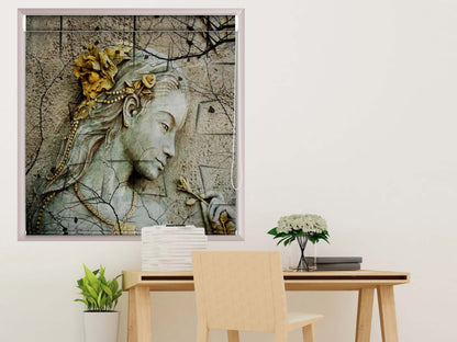 Printed Blackout Roller Blinds for Windows- Fairy Art