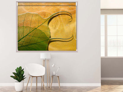 Blackout Roller Blinds for Window Bodhi Leaf
