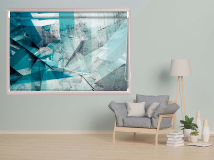 Blackout Roller Blinds for Window Abstract Geometric Art