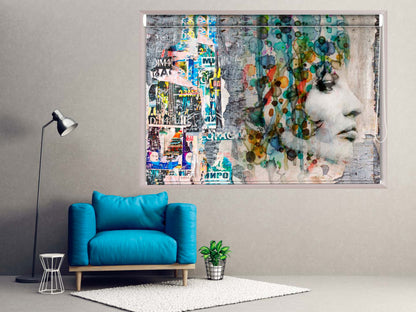 Blackout Roller Blinds for Window Abstract art