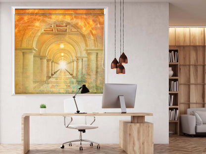 Printed Blackout Roller Blinds for Window Royal Palace