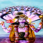 Lord Vishnu 3D Wallpaper Print (24" X 36") Inch