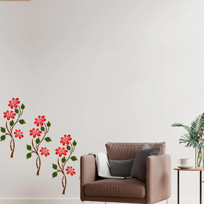 Wall art stencil for modern home decor ideas
