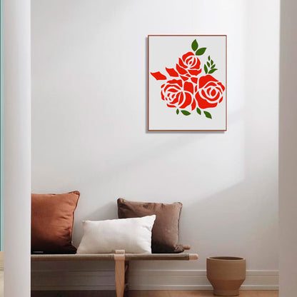 wall art stencils for putty design
