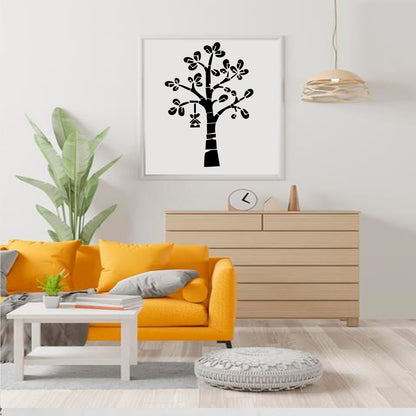 Wall art stencil for modern home decor ideas